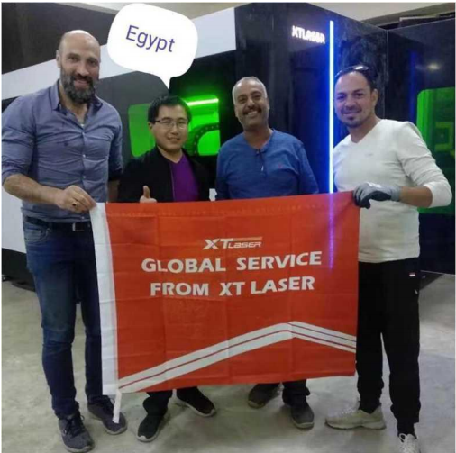 Magsisimula ang serbisyong walang pag-aalala sa bagong araw XTlaser After sales Global Service Line Pakistan Station